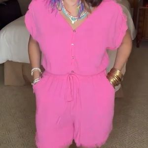Pink Umgee Romper